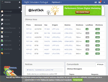 Tablet Screenshot of flightsimulatorportugal.com